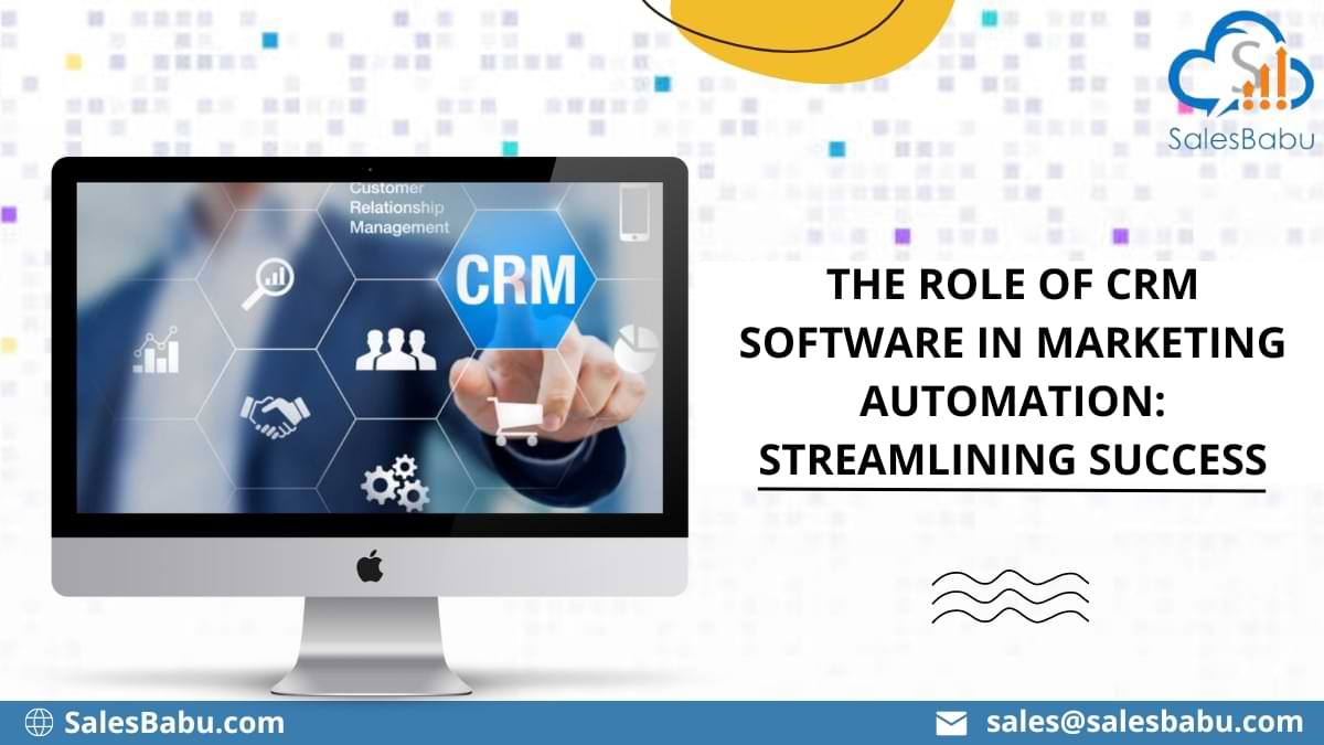 Crm For Marketing And Sales